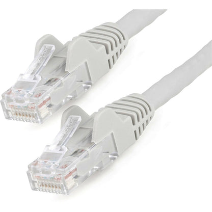 StarTech.com 20ft (6m) CAT6 Ethernet Cable, LSZH (Low Smoke Zero Halogen) 10 GbE Snagless 100W PoE UTP RJ45 Gray Network Patch Cord, ETL N6LPATCH20GR