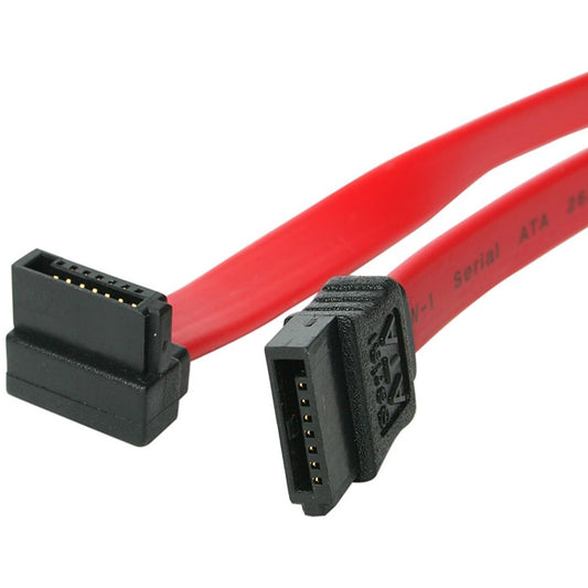 StarTech.com 24in SATA to Right Angle SATA Serial ATA Cable SATA24RA1