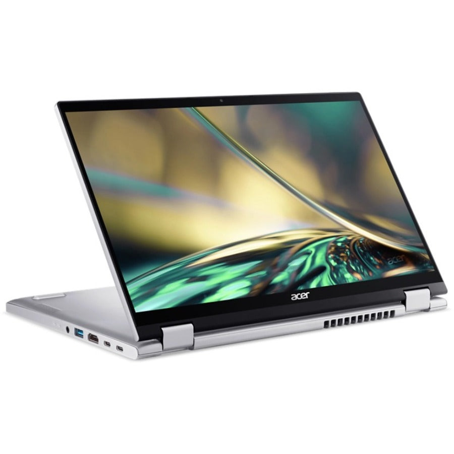 Acer Spin 3 SP314-55N SP314-55N-72CE 14" Touchscreen Convertible 2 in 1 Notebook - Full HD - Intel Core i7 12th Gen i7-1255U - 16 GB - 1 TB SSD - English (US), French Keyboard - Pure Silver NX.K0QAA.002