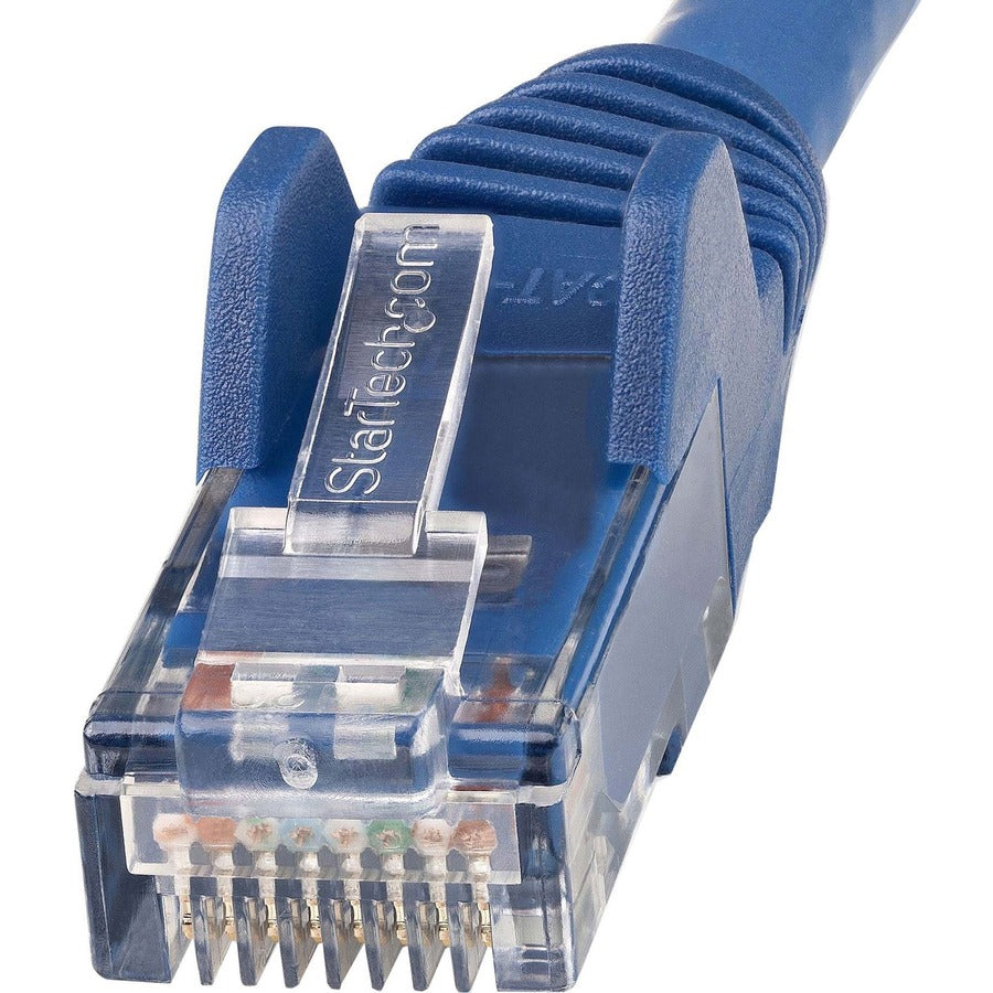 StarTech.com 50ft (15m) CAT6 Ethernet Cable, LSZH (Low Smoke Zero Halogen) 10 GbE Snagless 100W PoE UTP RJ45 Blue Network Patch Cord, ETL N6LPATCH50BL