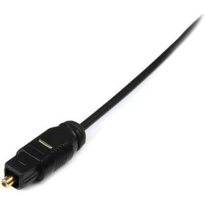 StarTech.com 3 ft Toslink SPDIF Optical Digital Audio Cable THINTOS3