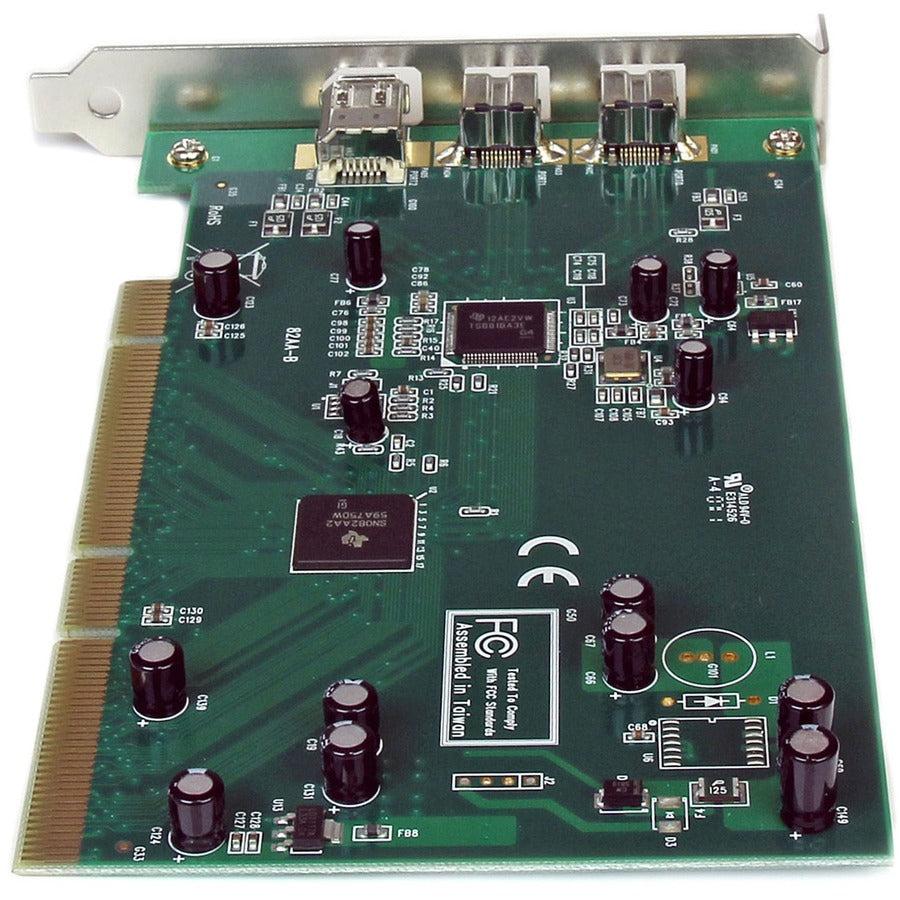 StarTech.com 3 Port 2b 1a PCI 1394b FireWire Adapter Card with DV Editing Kit PCI1394B_3