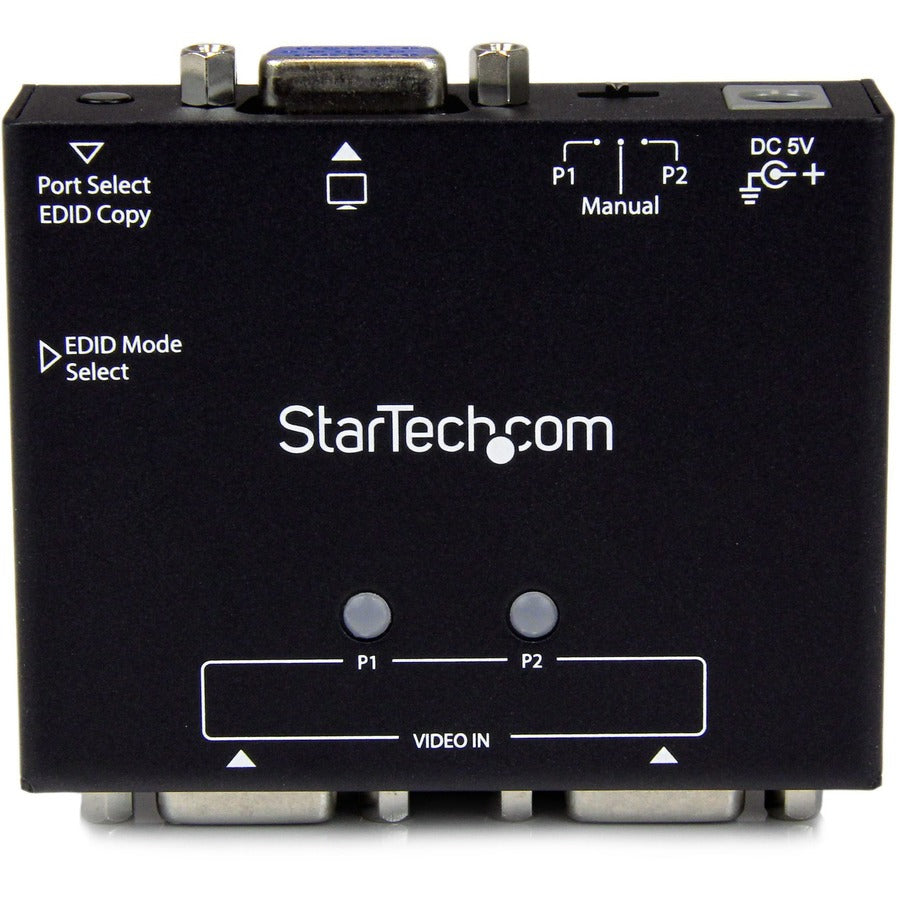 StarTech.com 2-Port VGA Auto Switch Box with Priority Switching and EDID Copy ST122VGA