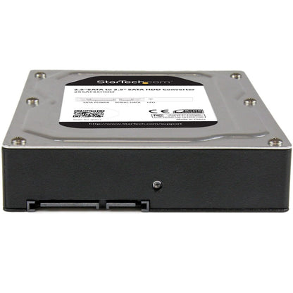 StarTech.com 2.5" to 3.5" SATA Aluminum Hard Drive Adapter Enclosure with SSD / HDD Height up to 12.5mm 25SAT35HDD