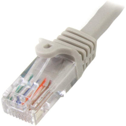 StarTech.com 15 ft Gray Snagless Cat5e UTP Patch Cable 45PATCH15GR