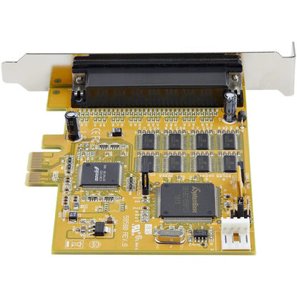 StarTech.com 8-Port PCI Express RS232 Serial Adapter Card - PCIe to Serial DB9 RS232 Controller Card - 16C1050 UART - 15kV ESD - Win/Linux PEX8S1050