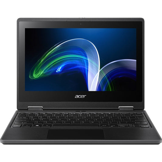 Acer TravelMate Spin B3 B311R-32 TMB311R-32-C31R 11.6" Touchscreen Convertible 2 in 1 Notebook - HD - Intel Celeron N5100 - 4 GB - 128 GB Flash Memory - English Keyboard NX.VQWAA.001