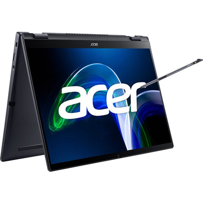 Acer TravelMate Spin P6 P614RN-52 TMP614RN-52-77DL 14" Touchscreen Convertible 2 in 1 Notebook - WUXGA - Intel Core i7 11th Gen i7-1165G7 - 16 GB - 512 GB SSD - English Keyboard - Galaxy Black NX.VT1AA.004