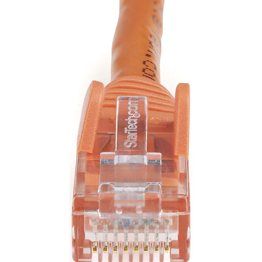 StarTech.com 9ft CAT6 Ethernet Cable - Orange Snagless Gigabit - 100W PoE UTP 650MHz Category 6 Patch Cord UL Certified Wiring/TIA N6PATCH9OR