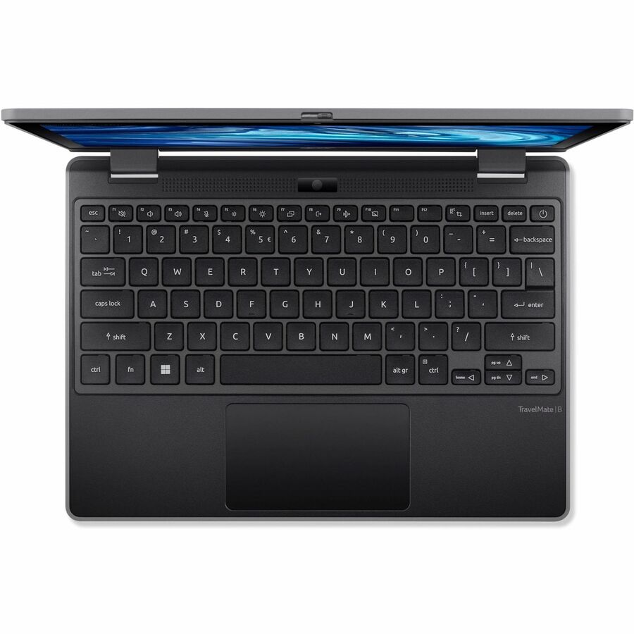 Acer TravelMate Spin B3 B311R-33 TMB311R-33-C872 11.6" Touchscreen Convertible 2 in 1 Notebook - WXGA - Intel N100 - 8 GB - 128 GB Flash Memory - English Keyboard - Black NX.VYNAA.001