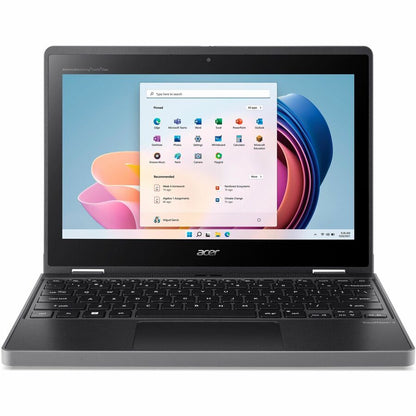 Acer TravelMate Spin B3 B311R-33 TMB311R-33-C872 11.6" Touchscreen Convertible 2 in 1 Notebook - WXGA - Intel N100 - 8 GB - 128 GB Flash Memory - English Keyboard - Black NX.VYNAA.001