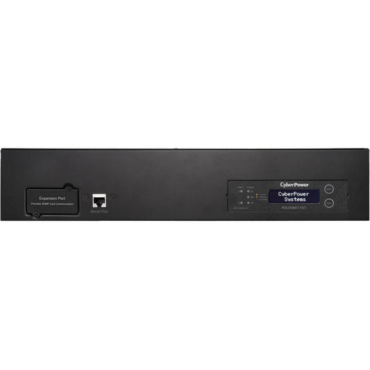 PDU ATS avec compteur CyberPower PDU30MT17AT 120 V 30 A 2U 17 prises (2) L5-30P PDU30MT17AT