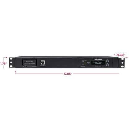 CyberPower PDU20MT10AT Metered ATS PDU 120V 20A 1U 10-Outlets (2) L5-20P PDU20MT10AT