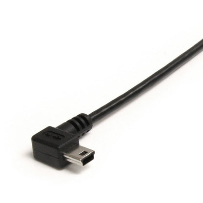 StarTech.com 3 ft Mini USB Cable - A to Right Angle Mini B USB2HABM3RA