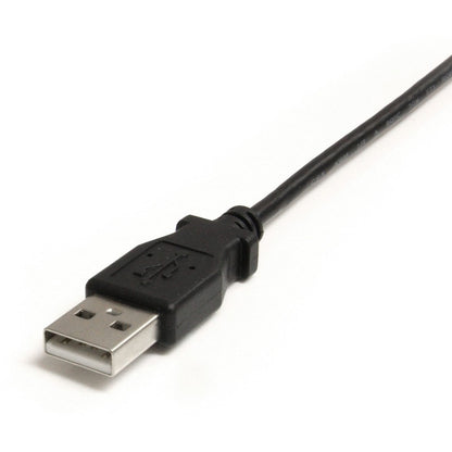 StarTech.com 3 ft Mini USB Cable - A to Right Angle Mini B USB2HABM3RA