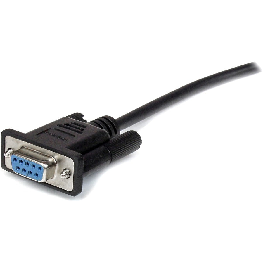 StarTech.com 3m Black Straight Through DB9 RS232 Serial Cable - M/F MXT1003MBK