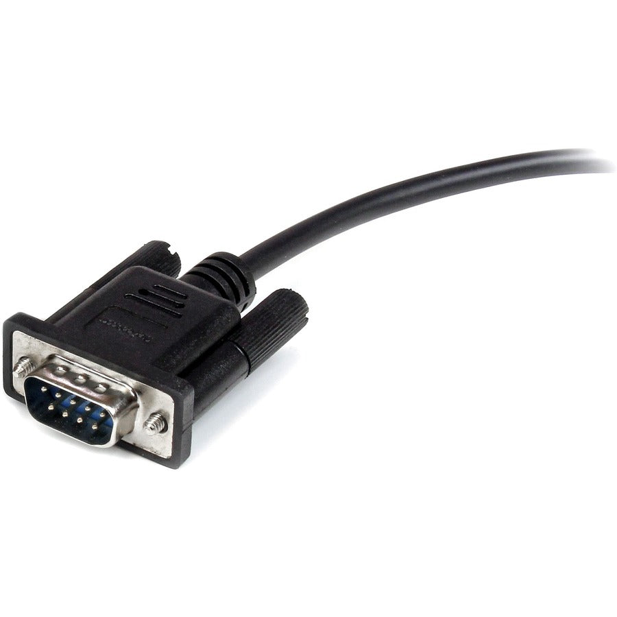 StarTech.com 3m Black Straight Through DB9 RS232 Serial Cable - M/F MXT1003MBK