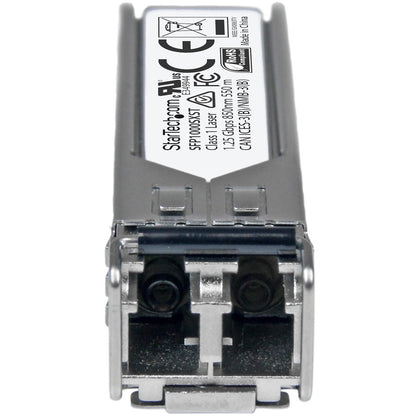 StarTech.com MSA Uncoded SFP Module - 1000BASE-SX - 1GE Gigabit Ethernet SFP 1GbE Multi Mode Fiber (MMF) Optic Transceiver - 550m DDM SFP1000SXST