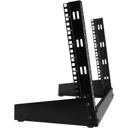 StarTech.com 2-Post 8U Desktop Server Rack, Open Frame 19in Computer Rack, Small Home/Office Rack for AV / Studio / Data / IT Equipment RK8OD