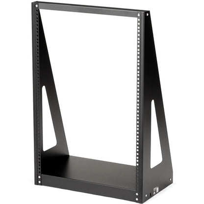 StarTech.com 2-Post 16U Heavy-Duty Desktop Server Rack, Small Open Frame 19in Network Rack for Home/Office IT Equipment, TAA Compliant 2POSTRACK16