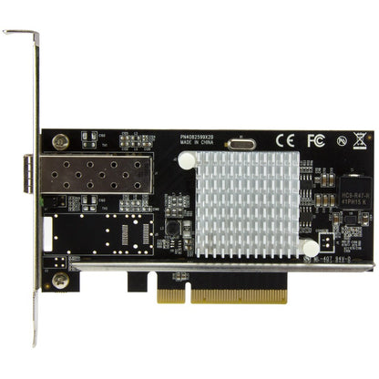 StarTech.com 10G Network Card - 1x 10G Open SFP+ Multimode LC Fiber Connector - Intel 82599 Chip - Gigabit Ethernet Card PEX10000SRI