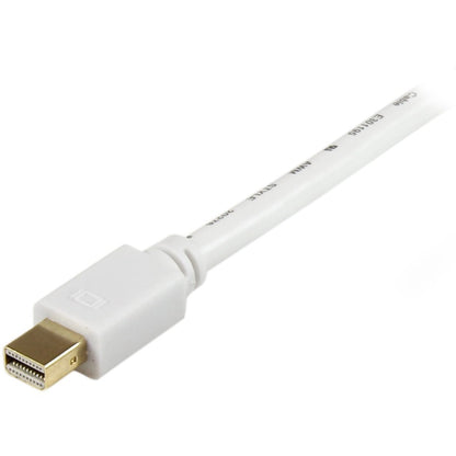 StarTech.com 3 ft Mini DisplayPort to VGAAdapter Converter Cable - mDP to VGA 1920x1200 - White MDP2VGAMM3W