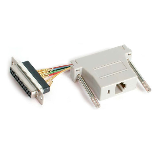 StarTech.com DB25 to RJ45 Modular Adapter - Serial adapter - DB-25 (F) - RJ-45 (F) GC258FF