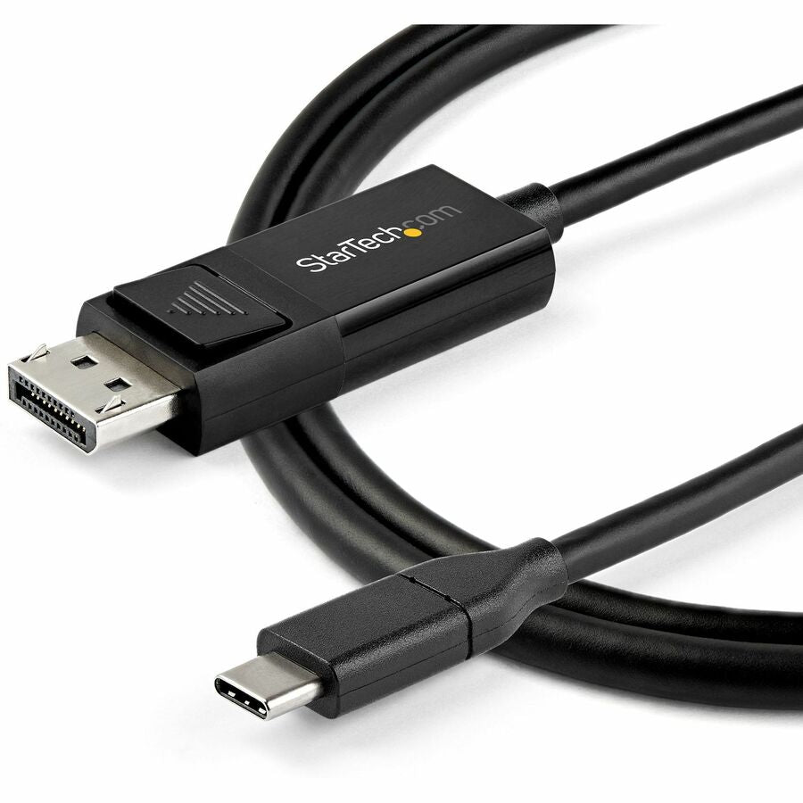 StarTech.com 3ft (1m) USB C to DisplayPort 1.4 Cable 8K 60Hz/4K - Reversible DP to USB-C or USB-C to DP Video Adapter Cable HBR3/HDR/DSC CDP2DP141MBD