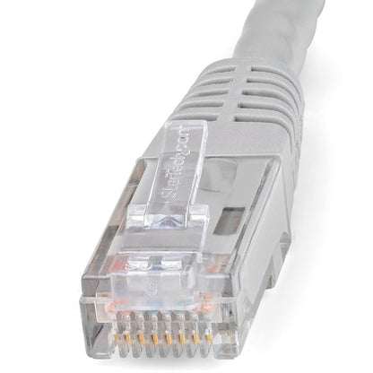 StarTech.com 35ft CAT6 Ethernet Cable - Gray Molded Gigabit - 100W PoE UTP 650MHz - Category 6 Patch Cord UL Certified Wiring/TIA C6PATCH35GR