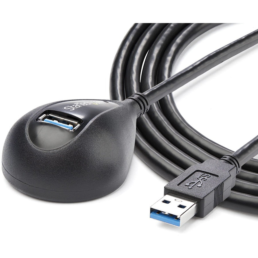 StarTech.com 5 ft Black Desktop SuperSpeed USB 3.0 (5Gbps) Extension Cable - A to A M/F USB3SEXT5DKB