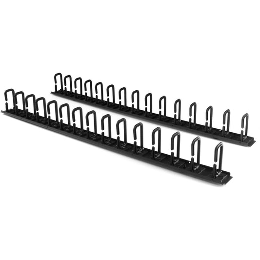 StarTech.com Vertical Cable Organizer with D-Ring Hooks - Vertical Cable Management Panel - 40U - 6 ft. CMVER40UD