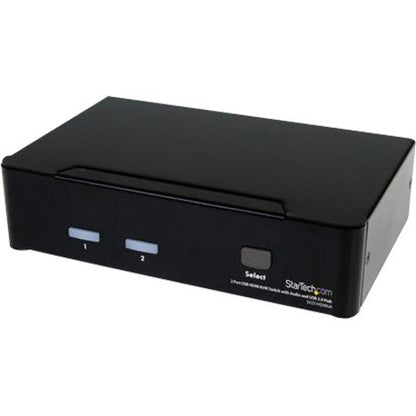 StarTech.com 2 Port USB HDMI KVM Switch w/ Audio & USB 2.0 Hub SV231HDMIUA