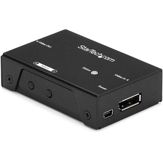 StarTech.com DisplayPort Signal Booster - DisplayPort Extender - DP Video Signal Amplifier - 4K 60Hz DPBOOST