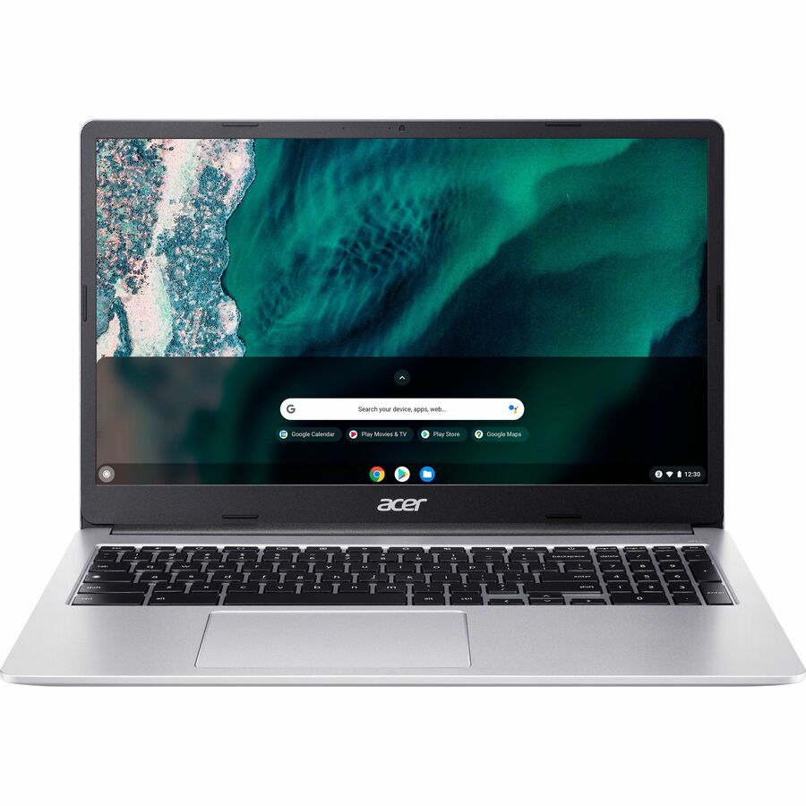 Acer Chromebook 315 CB315-4HT CB315-4HT-C72W 15.6" Touchscreen Chromebook - Full HD - Intel Celeron N5100 - 4 GB - 32 GB Flash Memory - English (US) Keyboard - Pure Silver NX.AZ1AA.002