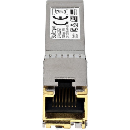 StarTech.com Cisco GLC-T Compatible SFP Module - 1000BASE-T - 1GE Gigabit Ethernet SFP SFP to RJ45 Cat6/Cat5e Transceiver - 100m GLCTSTTAA