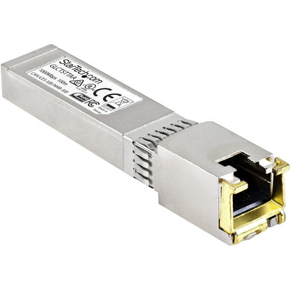 StarTech.com Cisco GLC-T Compatible SFP Module - 1000BASE-T - 1GE Gigabit Ethernet SFP SFP to RJ45 Cat6/Cat5e Transceiver - 100m GLCTSTTAA