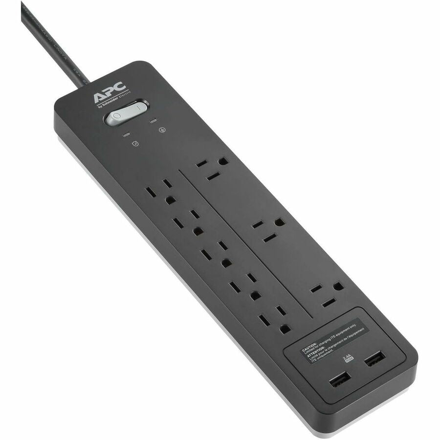 APC by Schneider Electric SurgeArrest Home/Office 8-Outlet Surge Suppressor/Protector PH8U2