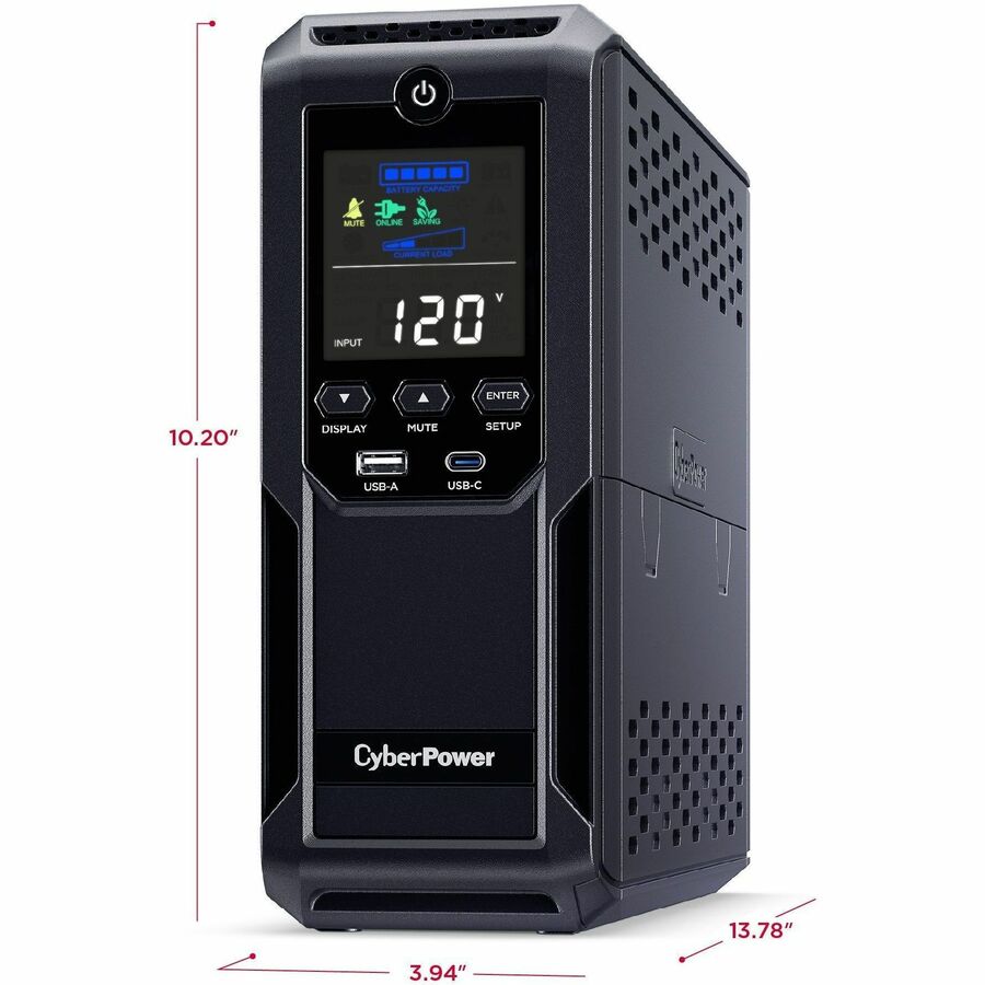 CyberPower Intelligent LCD CP1500AVRLCD3 1500VA Mini-tower UPS CP1500AVRLCD3