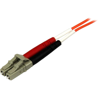 StarTech.com 2m Fiber Optic Cable - Multimode Duplex 50/125 - OFNP Plenum - LC/LC - OM2 - LC to LC Fiber Patch Cable 50FIBPLCLC2