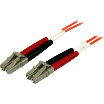 StarTech.com 2m Fiber Optic Cable - Multimode Duplex 50/125 - OFNP Plenum - LC/LC - OM2 - LC to LC Fiber Patch Cable 50FIBPLCLC2