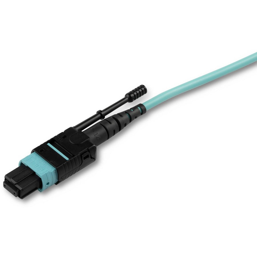 StarTech.com 2m (6ft) MTP(F)/PC to 4x LC/PC Duplex Breakout OM3 Multimode Fiber Optic Cable, 40G, Low Insertion Loss, Fiber Jumper Cord MPO8LCPL2M