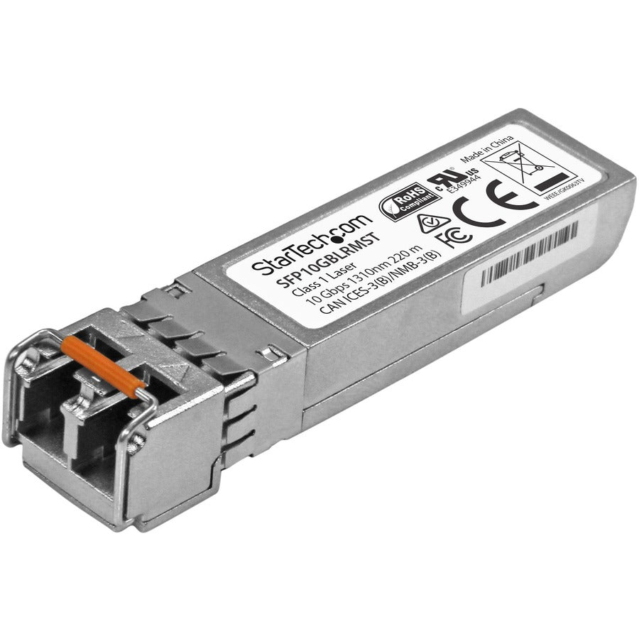 StarTech.com MSA Uncoded SFP+ Module - 10GBASE-LRM - 10GE Gigabit Ethernet SFP+ 10GbE Multi Mode Fiber (MMF) Optic Transceiver - 200m DDM SFP10GBLRMST