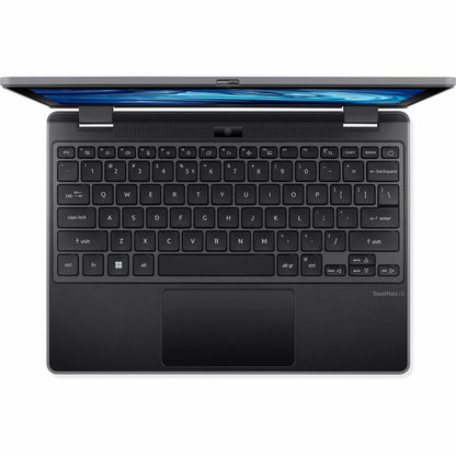 Acer TravelMate Spin B3 B311RN-33 TMB311RN-33-C0JS 11.6" Touchscreen Convertible 2 in 1 Notebook - WXGA - Intel N100 - 4 GB - 128 GB Flash Memory - English Keyboard - Black NX.VZ3AA.002