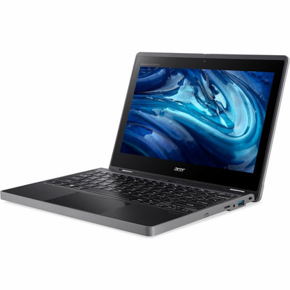 Acer TravelMate Spin B3 B311RN-33 TMB311RN-33-C0JS 11.6" Touchscreen Convertible 2 in 1 Notebook - WXGA - Intel N100 - 4 GB - 128 GB Flash Memory - English Keyboard - Black NX.VZ3AA.002