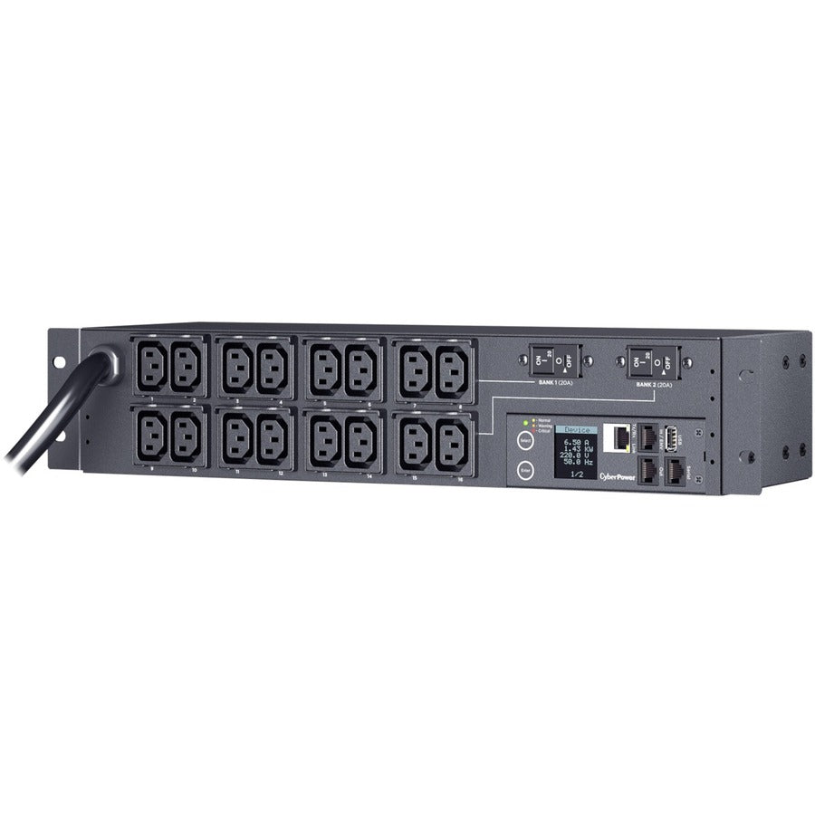 CyberPower CyberPower PDU31007 Single Phase 200 - 240 VAC 30A Monitored PDU PDU31007