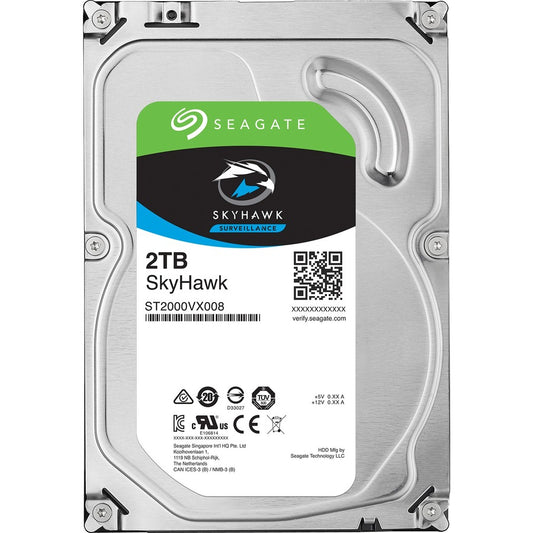 Disque dur Seagate SkyHawk ST2000VX008 2 To - Interne - SATA (SATA/600) ST2000VX008