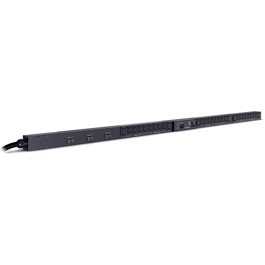 PDU 3 phases 200-240 VCA 30 A avec compteur par prise commuté CyberPower PDU83106 PDU83106