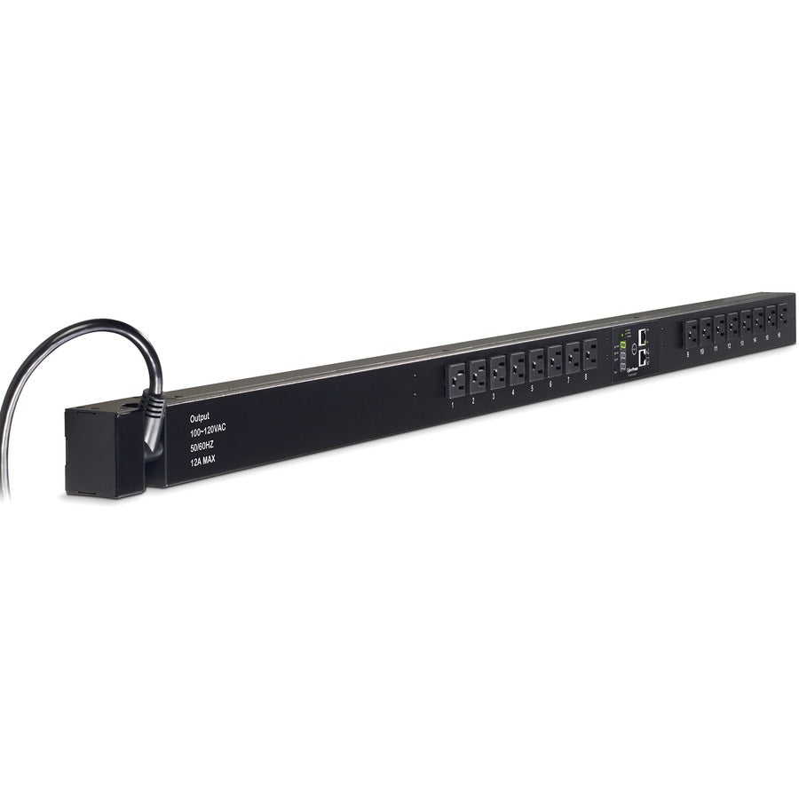 CyberPower Monitored PDU RM 0U PDU15SWV16FNET 15A 120V 16-Outlets PDU15MV16FNET