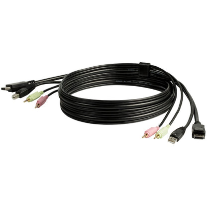 StarTech.com 6 ft 4-in-1 USB DisplayPort KVM Switch Cable DP4N1USB6