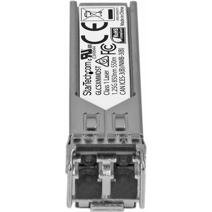 StarTech.com Cisco GLC-SX-MMD Compatible SFP Module - 1000BASE-SX - 1GE Gigabit Ethernet SFP 1GbE Multimode Fiber MMF Optic Transceiver GLCSXMMDST